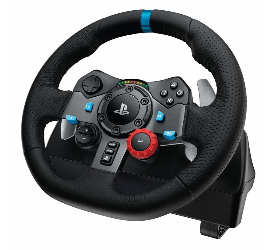 G29 Driving Force Stuurwiel + Pedalen | Force Feedback | 900° Rotatie | USB 2.0 | Compatibel met PC, PS3, PS4, PS5