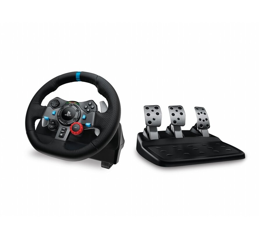 G29 Driving Force Stuurwiel + Pedalen | Force Feedback | 900° Rotatie | USB 2.0 | Compatibel met PC, PS3, PS4, PS5