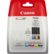 Canon 6509B009 | Originele Normaal Rendement Zwart/Cyaan/Magenta/Geel Inktcartridges | 4-Pack