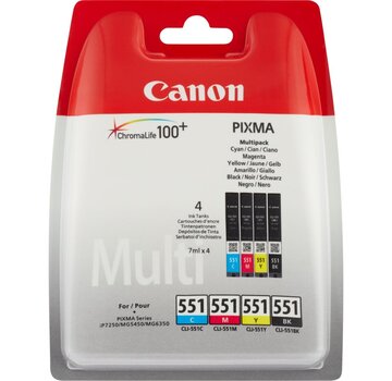 Canon 6509B009 | Originele Normaal Rendement Zwart/Cyaan/Magenta/Geel Inktcartridges | 4-Pack