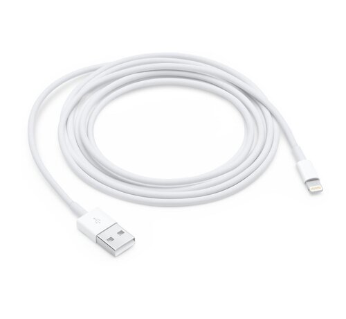 Apple Lightning - USB 2 m Wit