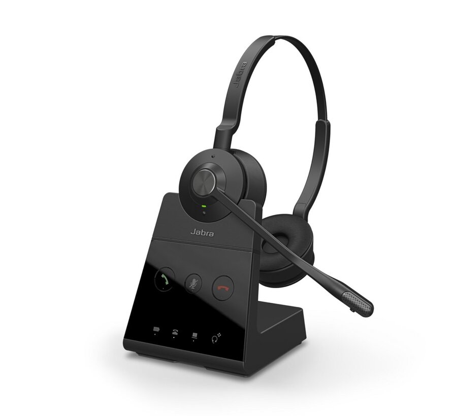 Engage 65 | Draadloze Stereo On-Ear Headset | Oplaadstation | Zwart