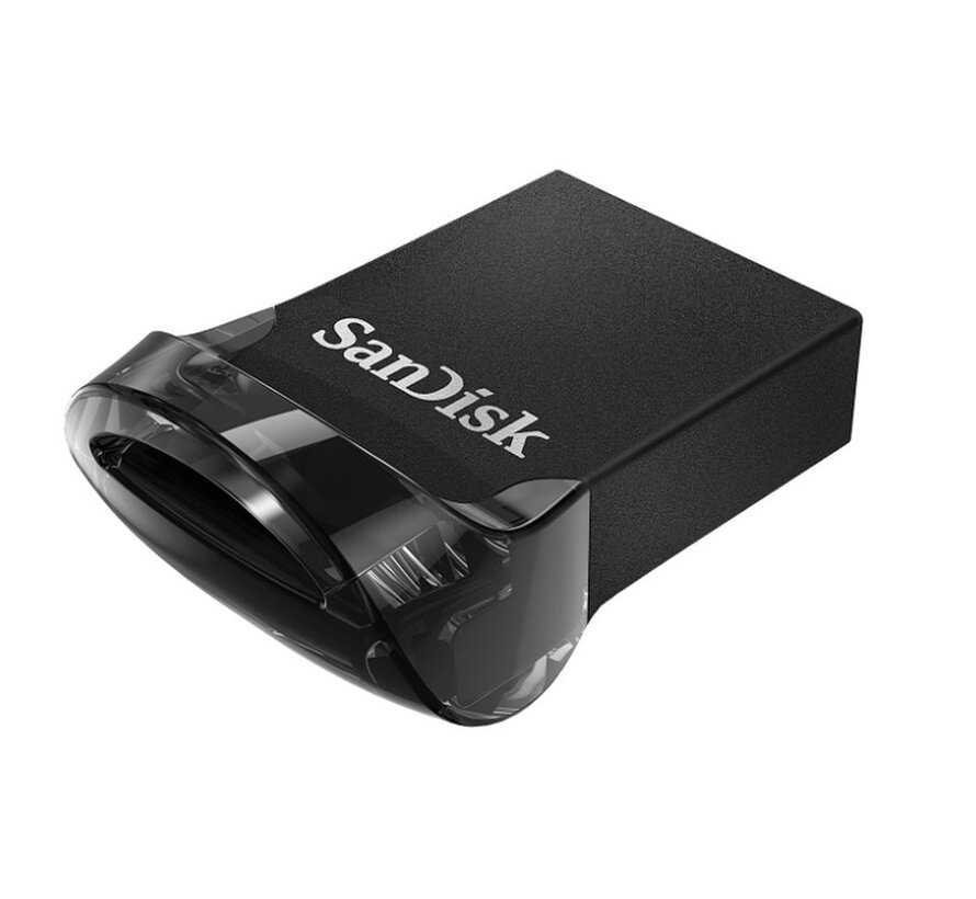 SanDisk Ultra Fit | 128GB USB-A 3.2 Flash Drive | Zwart