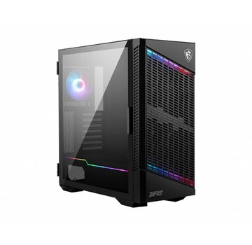MSI MPG Velox 100P Airflow RGB | Midi Tower Case | Zwart