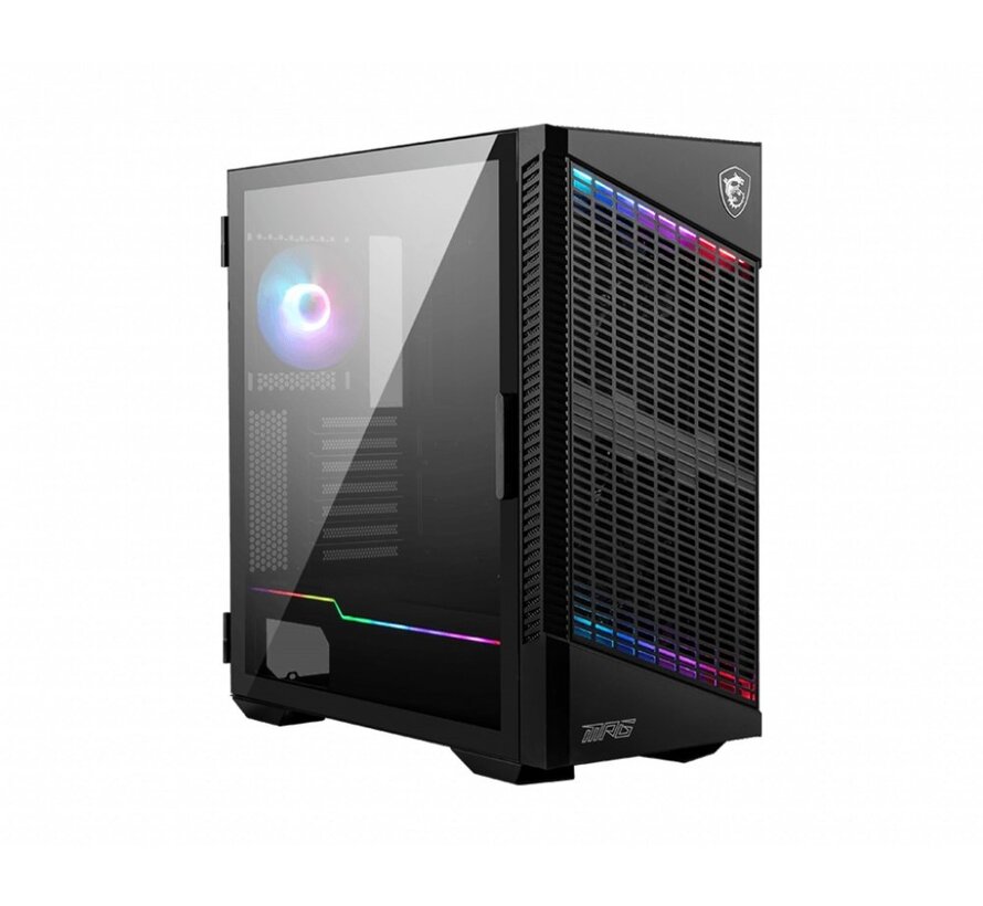 MPG Velox 100P Airflow RGB | Midi Tower Case | Zwart
