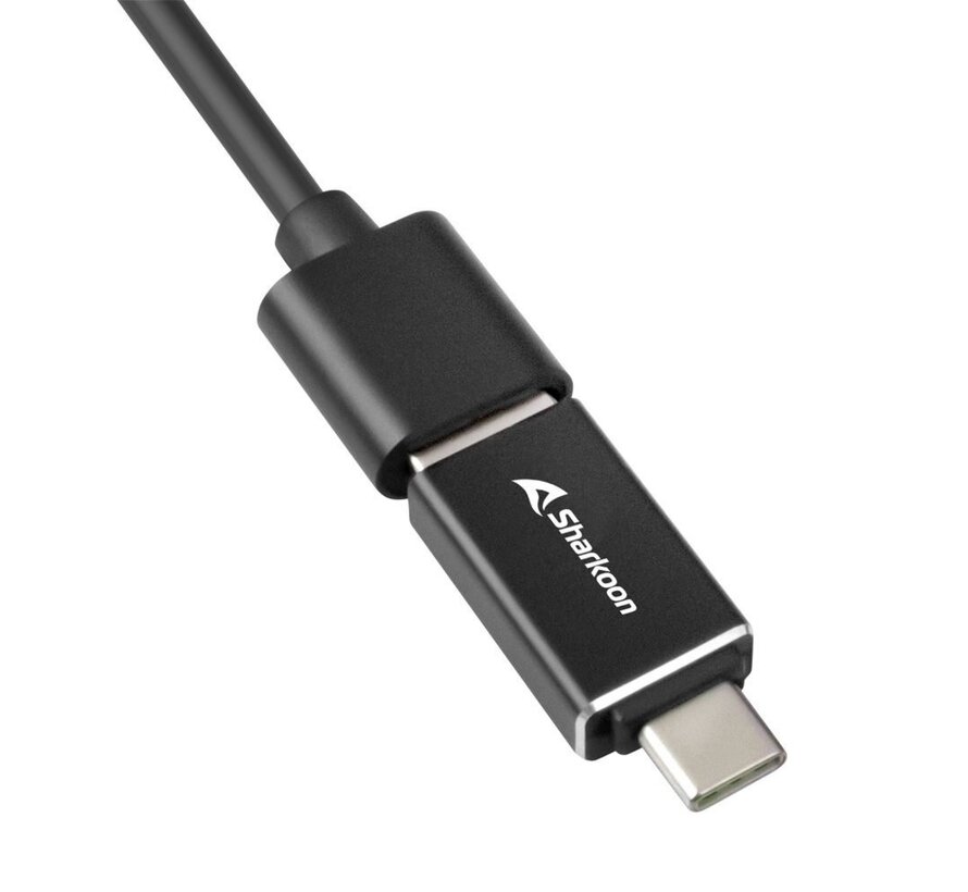 4044951037582 | USB 3.2 Gen 1 (3.1 Gen 1) Type-C Hub | 5000 Mbit/s | Zwart