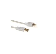 ACT | USB 2.0 Verlengkabel | USB-A Male naar USB-A Female | Ivoor