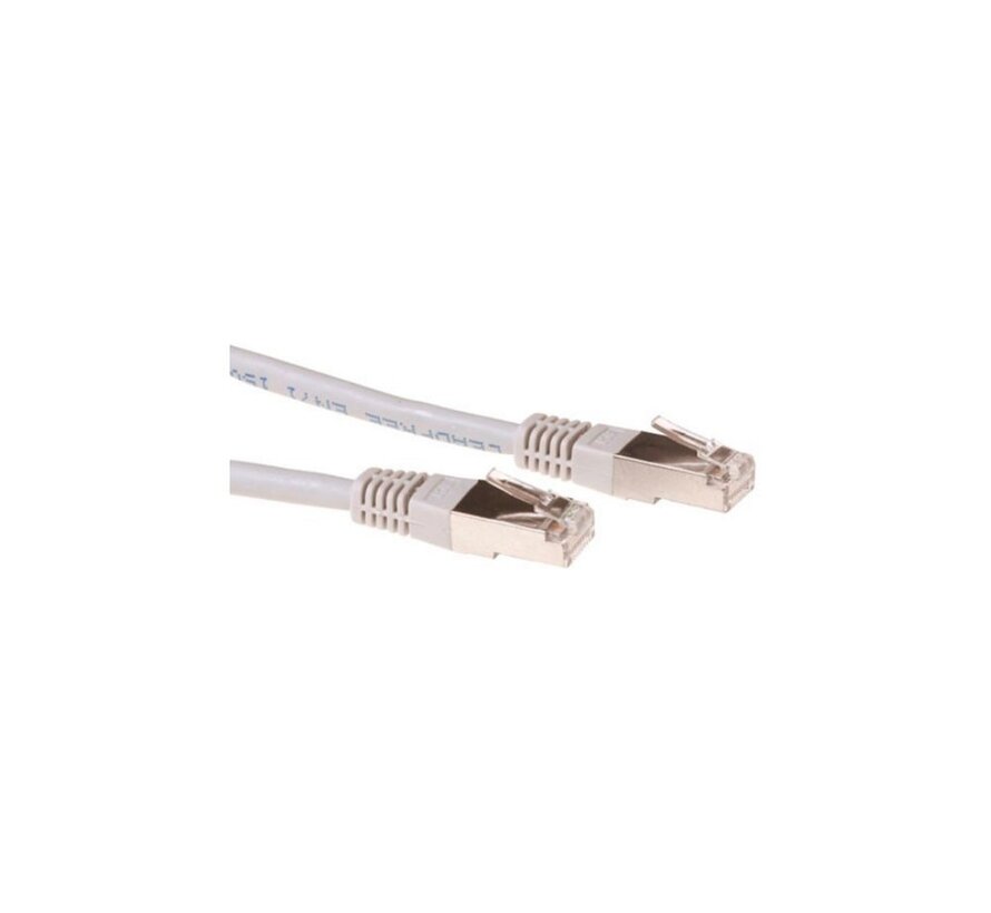 Patchcord SSTP Category 6 PIMF, Grey 0.50M netwerkkabel Grijs 0,5 m