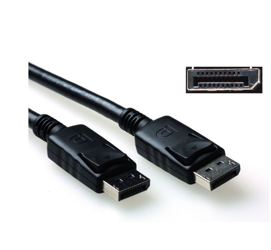 AK3981 | DisplayPort Kabel | 3,0m | Zwart
