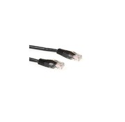 ACT Zwarte 5 meter UTP CAT5E patchkabel met RJ45 connectoren