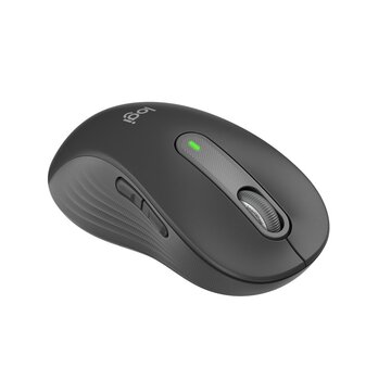 Logitech Signature M650 | Linkshandige Draadloze Muis | RF-Draadloos + Bluetooth | 2000 DPI | Grafiet