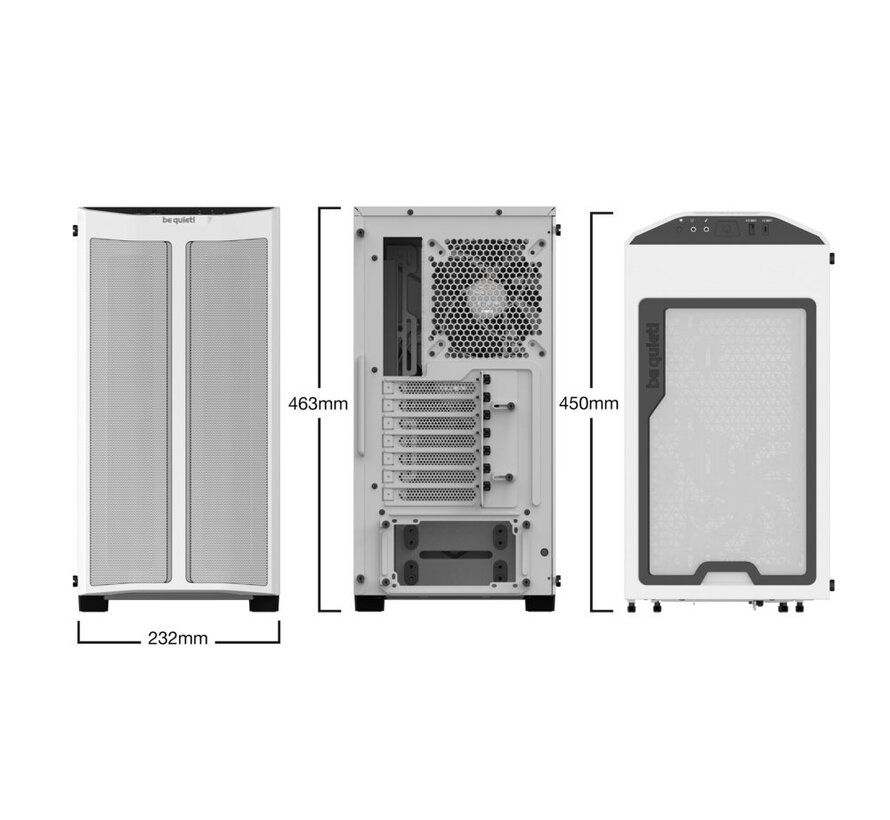 Pure Base 500DX | Midi Tower Case | Wit