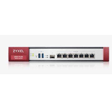 ZyXEL Zyxel USG Flex 500 | Next-Gen Firewall | 7x Gigabit LAN/WAN | 1x SFP | 2,3 Gbps SPI | 810 Mbps VPN | Nebula Cloudbeheer | 1U Rackmount