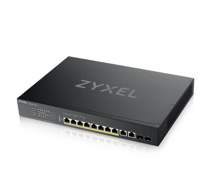 Zyxel XS1930-12HP Managed L3 10G Ethernet Switch | 12-Poorts | Power over Ethernet (PoE)