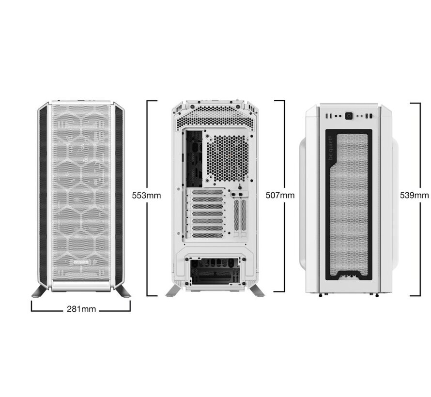Silent Base 802 | Midi Tower Case | Wit