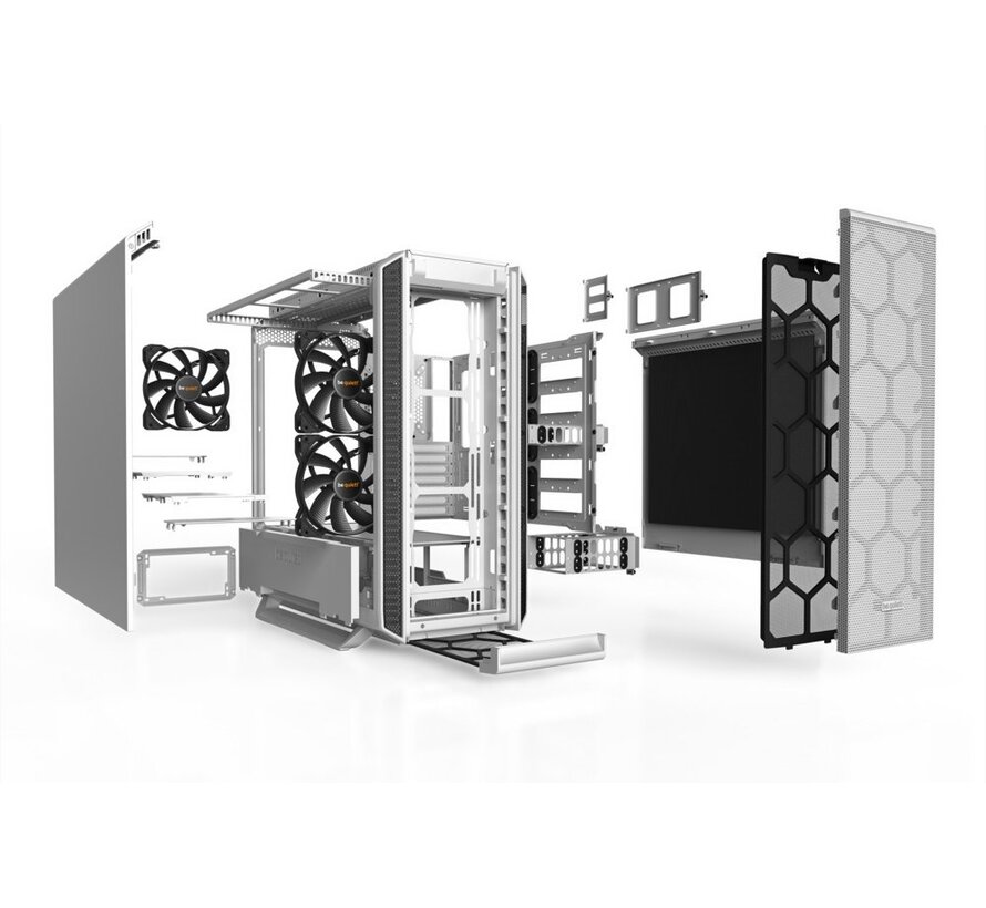 Silent Base 802 | Midi Tower Case | Wit