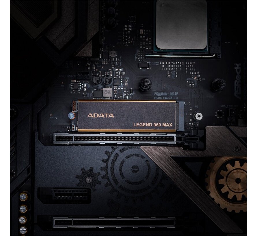 ADATA Legend 960 Max | 2TB NVMe SSD | M.2 | Gen4 | 7.400MB/s Lezen | 6.800MB/s Schrijven