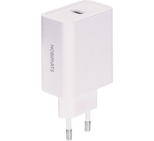 Mobiparts Wall Charger USB-C 30W White (with PD)