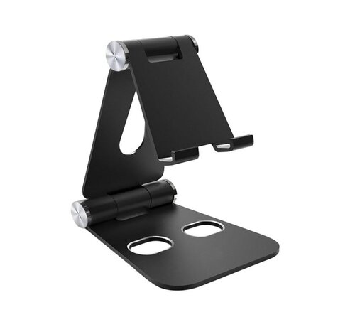 Mobiparts Tablet Stand Holder Metal size L - Zwart