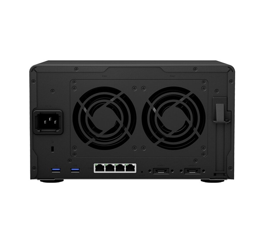 DiskStation DS1621+ NAS | 6 Drive Bays | AMD Ryzen V1500B | 4x Gigabit Ethernet | Desktop | Zwart
