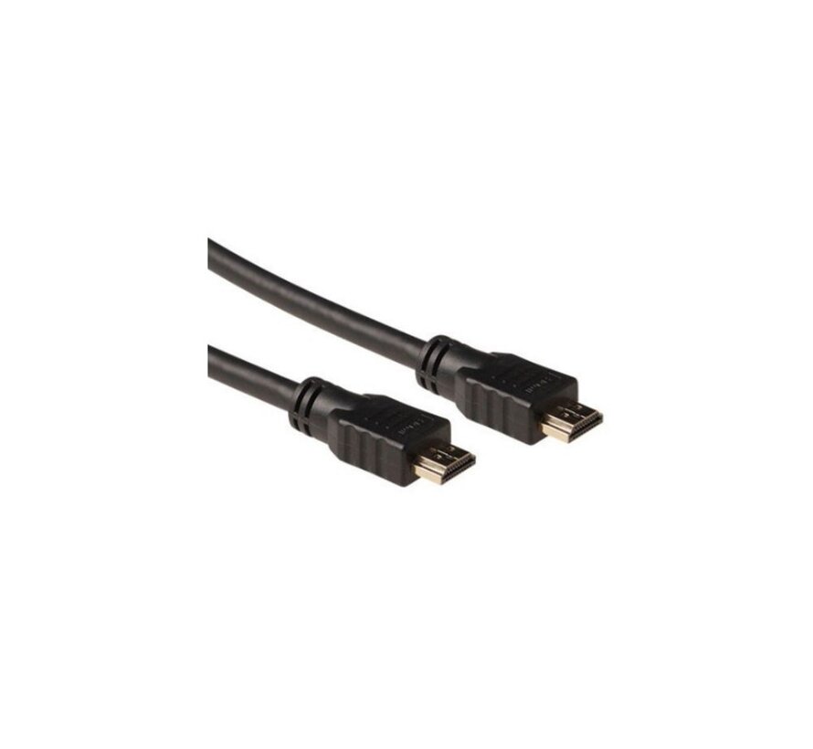 0.5 meter High Speed Ethernet kabel HDMI-A male - male (AWG30)