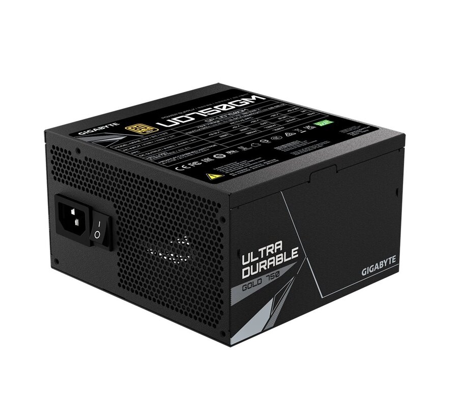GP-UD750GM | 750 Watt Gold ATX PSU | Modulair | Power Supply | Voeding