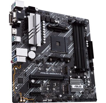 Asus ASUS PRIME B550M-A | Socket AM4 | AMD B550 | 4xDDR4 | Micro-ATX | Moederbord