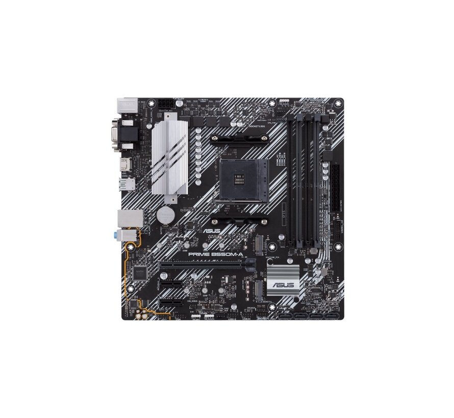ASUS PRIME B550M-A | Socket AM4 | AMD B550 | 4xDDR4 | Micro-ATX | Moederbord