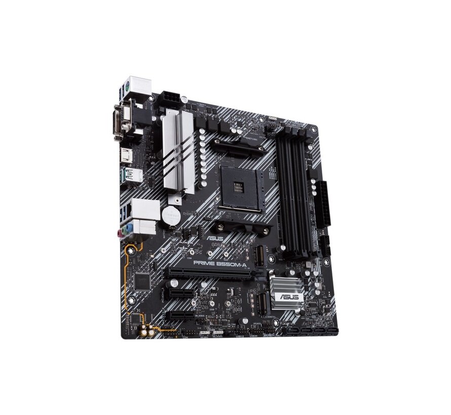ASUS PRIME B550M-A | Socket AM4 | AMD B550 | 4xDDR4 | Micro-ATX | Moederbord