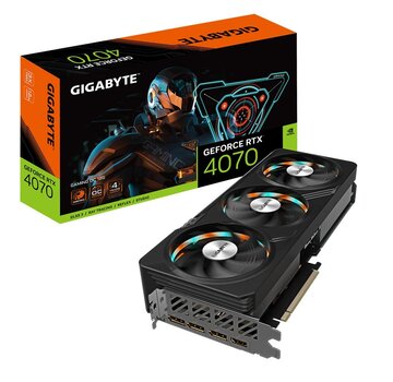 Gigabyte GV-N4070GAMING OC-12GD videokaart NVIDIA GeForce RTX 4070 12 GB GDDR6X