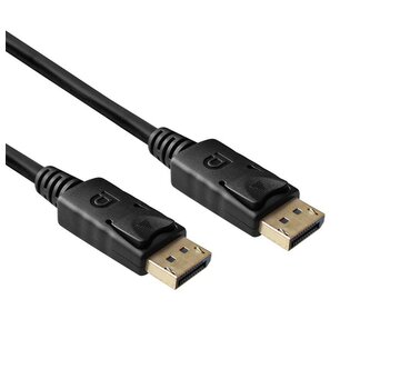 ACT AK4074 | DisplayPort-kabel | 3 meter | 4K@60Hz | DP 1.2 | Vergulde connectoren | Zwart