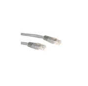 ACT Grijze 10 meter UTP CAT6 patchkabel met RJ45 connectoren