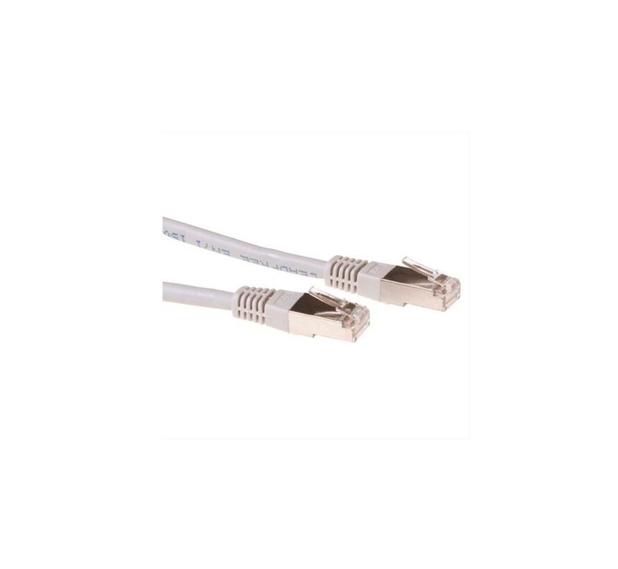 Patchcord SSTP Category 6 PIMF, Grey 1.00M netwerkkabel Grijs 1 m