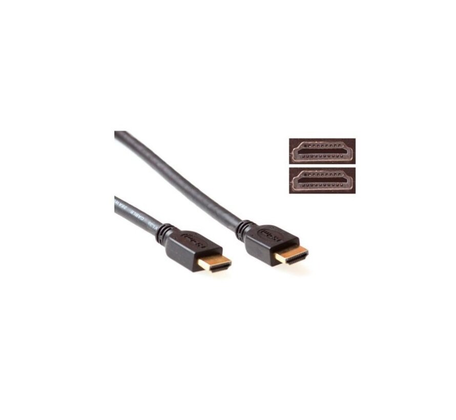 AK3791 | 1,8 m High Speed HDMI Kabel | HDMI Type A naar Type A | Zwart
