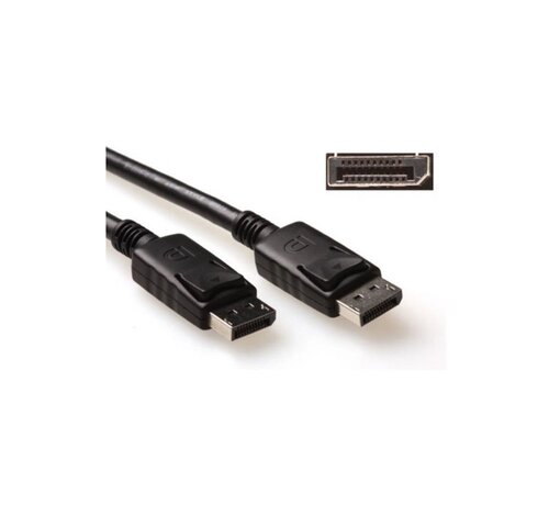 ACT AK3980 DisplayPort kabel 2 m Zwart