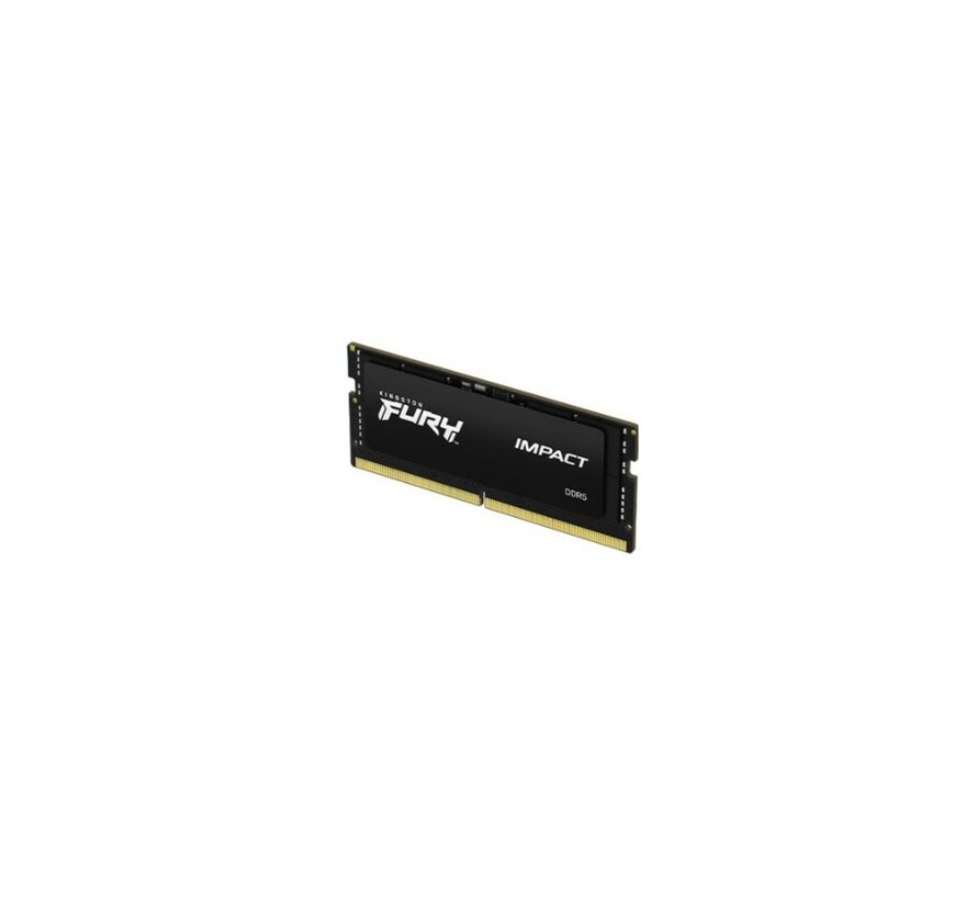 Fury Impact | 1x16GB DDR5 | 4800MHz | SODIMM | CL38 | Geheugenmodule | RAM