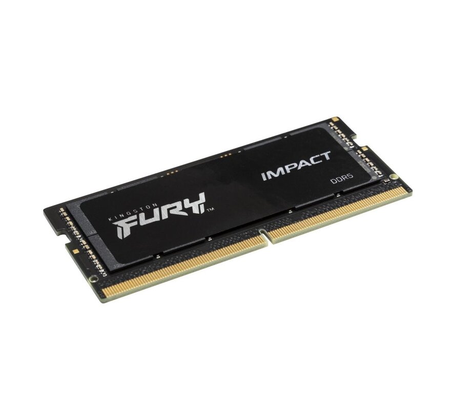 Fury Impact | 1x16GB DDR5 | 4800MHz | SODIMM | CL38 | Geheugenmodule | RAM