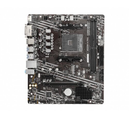 MSI A520M-A PRO | Socket AM4 | AMD A520 | 2xDDR4 | Micro-ATX | Moederbord
