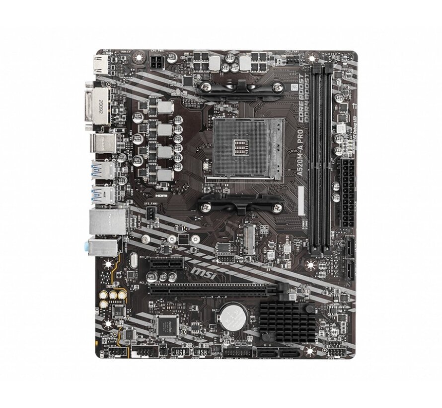 A520M-A PRO | Socket AM4 | AMD A520 | 2xDDR4 | Micro-ATX | Moederbord
