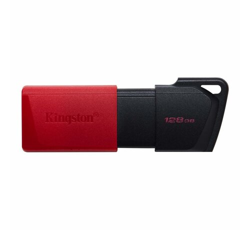 Kingston DataTraveler Exodia M | 128GB USB-A 3.2 Flash Drive | Zwart/Rood