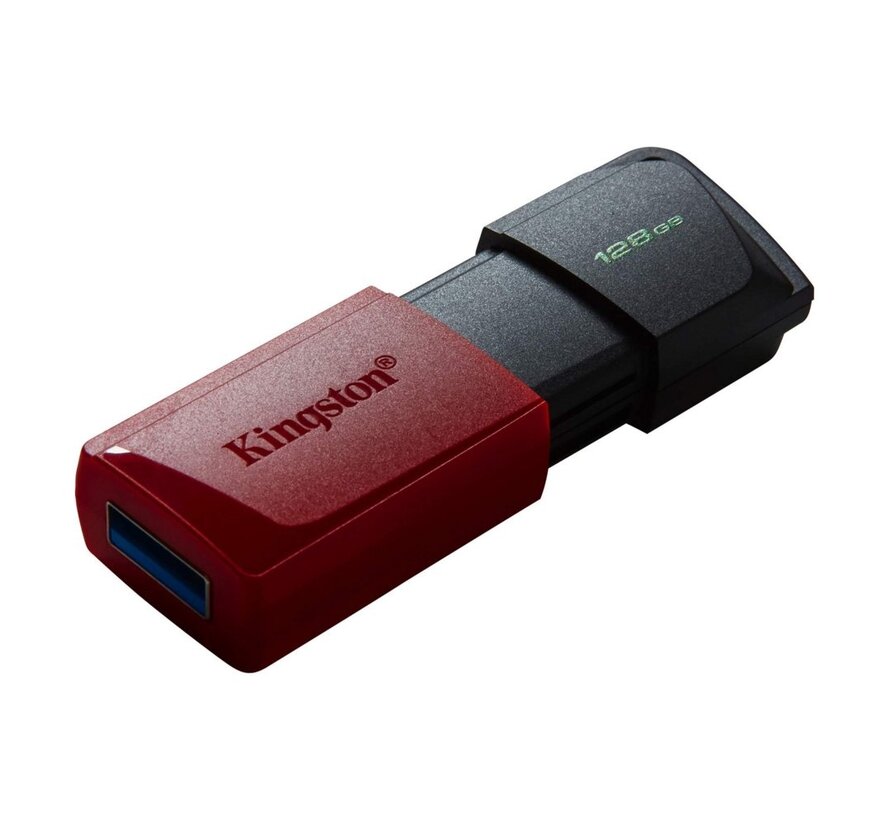 DataTraveler Exodia M | 128GB USB-A 3.2 Flash Drive | Zwart/Rood