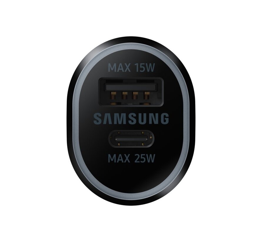 EP-L4020 | Autolader 25W USB-C & USB-A | Zwart