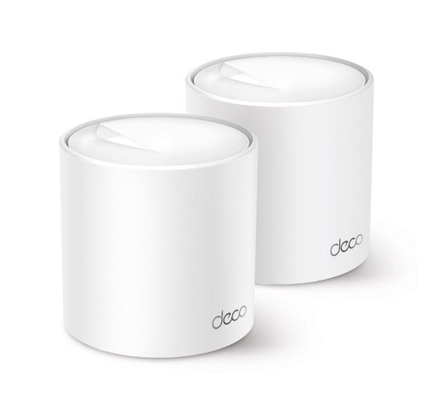 Deco X50 (2-pack) | Dual-band WiFi 6 Mesh Router | Gigabit Ethernet | AX3000
