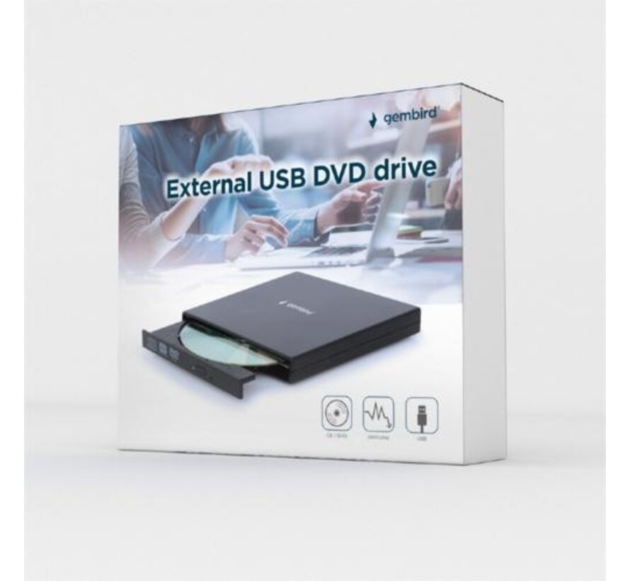DVD-USB-04 Extern DVD±RW-station | Aansluiting: USB