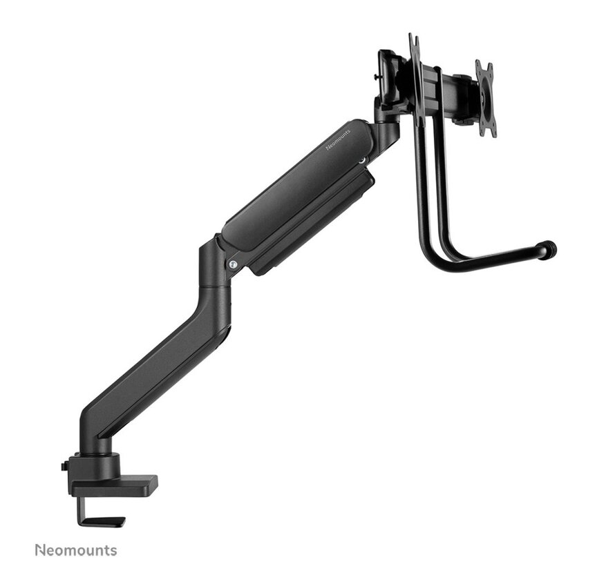 Neomounts  DS75-450BL2 | In Hoogte Verstelbare Monitor-bureaubeugel | Tot 32" | Max 8kg | VESA 100x100 | 2 Monitoren