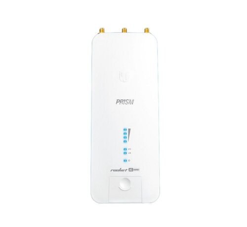 Ubiquiti airMAX Rocket Prism 5AC Gen 2 | WiFi 5 Outdoor Access Point | 500 Mbit/s | Passief PoE (injector meegeleverd) | Inclusief Mastmontagebeugel