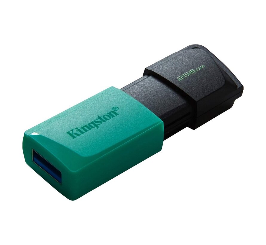 Technology DataTraveler Exodia M USB flash drive 256 GB USB Type-A 3.2 Gen 1 (3.1 Gen 1) Zwart, Turkoois