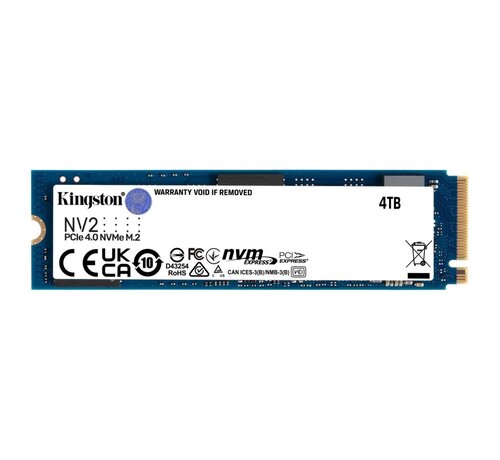 Kingston Technology NV2 M.2 4 TB PCI Express 4.0 NVMe