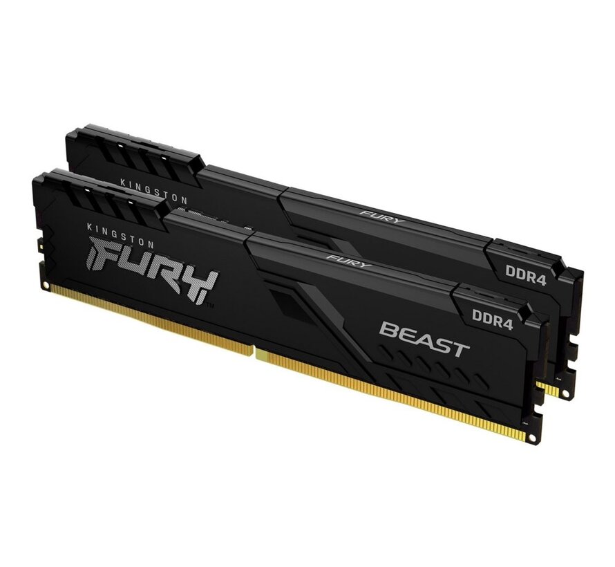 Fury Beast | 32GB 2x16GB DDR4 | 3200MHz | DIMM | CL16 | Geheugenmodules | RAM