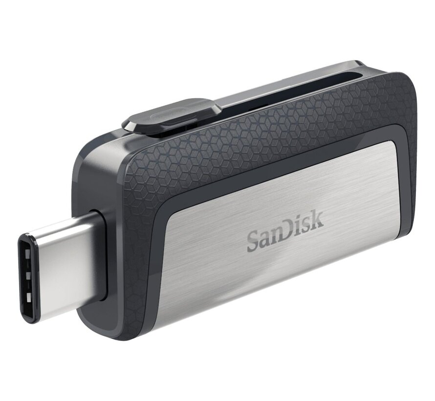 SanDisk Ultra Dual Drive USB Type-C USB flash drive 32 GB USB Type-A / USB Type-C 3.2 Gen 1 (3.1 Gen 1) Zwart, Zilver